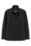 Lemaire Blouse With Drawstring Neck And Long Sleeves In Multi