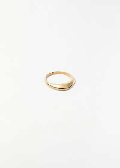 Lemaire Vermeil Drop Ring In Gold