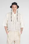 Lemaire Water-repellent Technical Vest In Beige