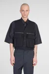 Lemaire Tailored Black Cotton Vest With V-neckline In Black