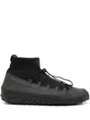 Lemaire Black Vibram Wrap On Sneakers In Black