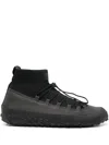 Lemaire Black Vibram Wrap On Sneakers In Black