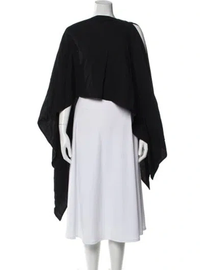 Pre-owned Lemaire Virgin Wool Bateau Neckline Sweater In Black