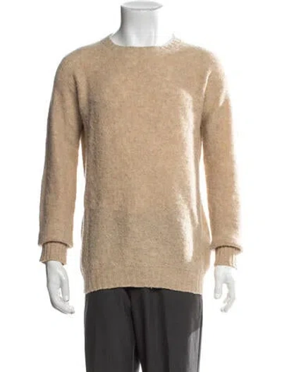 Pre-owned Lemaire Virgin Wool Crew Neck Pullover In Neutrals