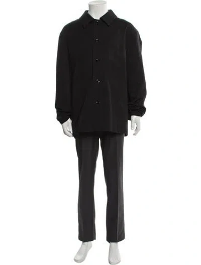 Pre-owned Lemaire Virgin Wool Parka W/ Tags In Black