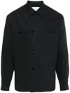 LEMAIRE BLACK VIRGIN WOOL SHIRT