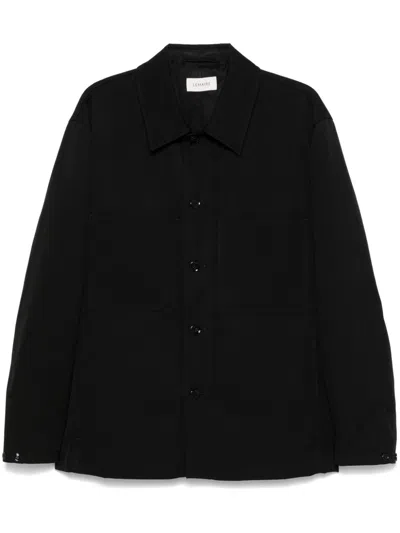 Lemaire Virgin Wool Shirt In Black