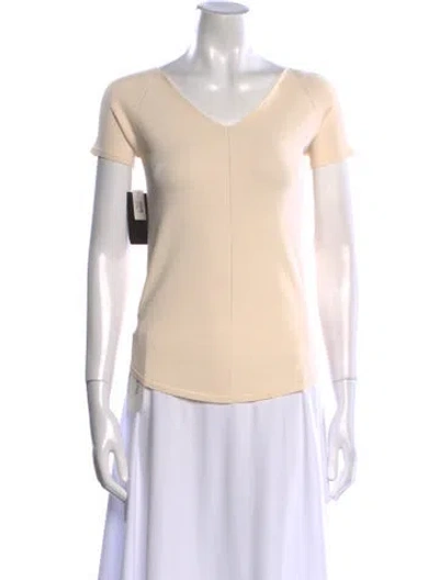 Pre-owned Lemaire V-neck Sweater In Neutral