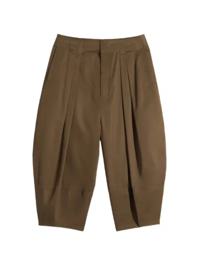 Lemaire Volume Bermudas In Brown