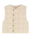 Lemaire Wadded Padded Cotton Vest In White