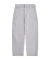 Lemaire Waist Strap Leg Pants In Gray