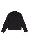 LEMAIRE LEMAIRE WASHED COTTON & SILK ZIP-UP SHIRT JACKET
