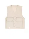 Lemaire Water-repellent Technical Vest In White