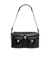 Lemaire Weekend Gear Leather Crossbody Bag With Pockets In Black