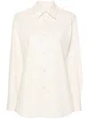 Lemaire Western Cotton Shirt In White