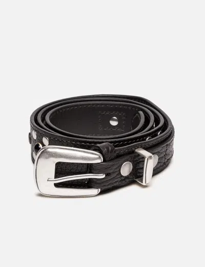 Lemaire Western Studs Belt 30mm In Black