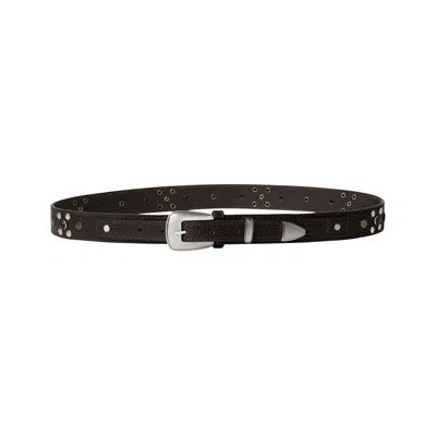 Pre-owned Lemaire Western Studs Belt 'dark Brown' | Men's Size Onesize