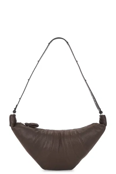 Lemaire Western Studs Medium Croissant In Brown