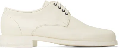 Lemaire White Anatomic Derbys In Wh000 White