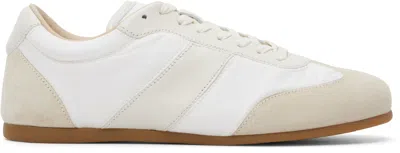 Lemaire Soft Runner Sneakers Low Profile Design In Neutral