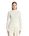 Lemaire White Bow Top In White