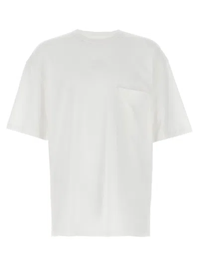 Lemaire Oversized Cotton T-shirt Chest Pocket In White