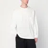 Lemaire White Cotton And Linen Boxy T-shirt