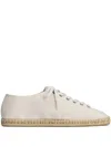 Lemaire Linoleum Laced Espadrilles In White