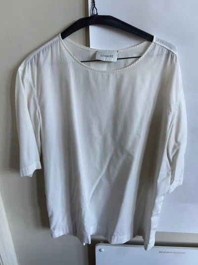 Pre-owned Lemaire White Cotton Short-sleeved Shirt