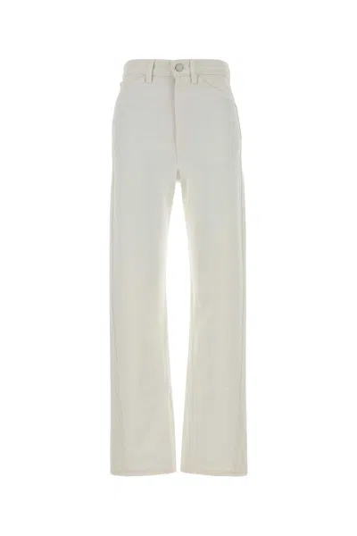 Lemaire White Denim Jeans