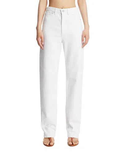 Lemaire White Five-pocket Jeans In Gray
