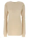 Lemaire Knitted Dress With Removable Sleeves In White