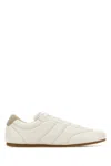 Lemaire White Leather Sneakers In White