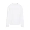 Lemaire Long Sleeve Crew Neck T-shirt With Pocket In White