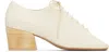 Lemaire White Souris Classic 55 Heels In White