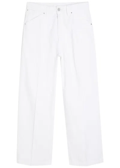 Lemaire Wide-leg Denim Jeans In White
