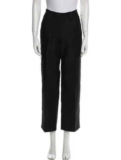 Pre-owned Lemaire Wide Leg Pants In Black