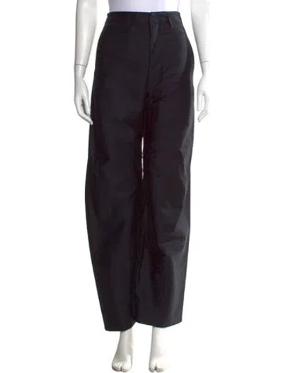 Pre-owned Lemaire Wide Leg Pants In Black
