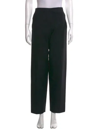 Pre-owned Lemaire Wide Leg Pants In Black