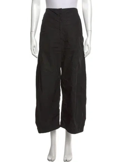 Pre-owned Lemaire Wide Leg Pants In Black