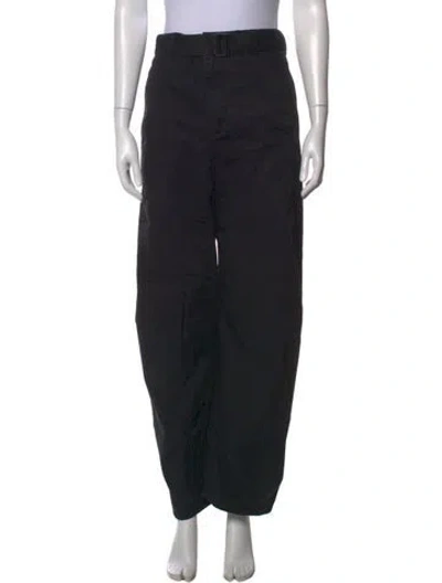 Pre-owned Lemaire Wide Leg Pants In Black