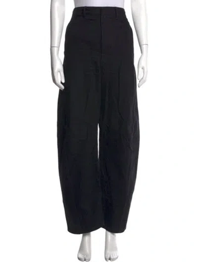 Pre-owned Lemaire Wide Leg Pants In Black