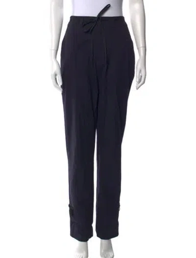 Pre-owned Lemaire Wide Leg Pants In Blue