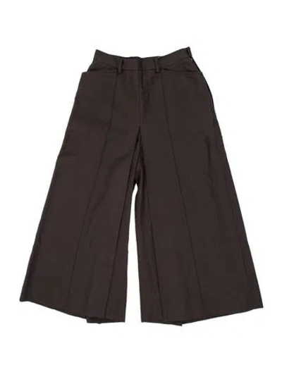 Pre-owned Lemaire Wide Leg Pants In Brown
