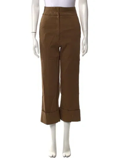 Pre-owned Lemaire Wide Leg Pants In Brown