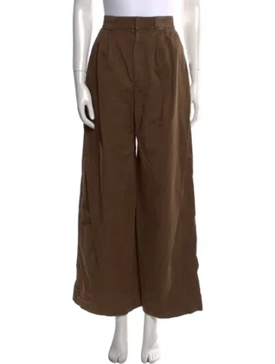 Pre-owned Lemaire Wide Leg Pants In Brown