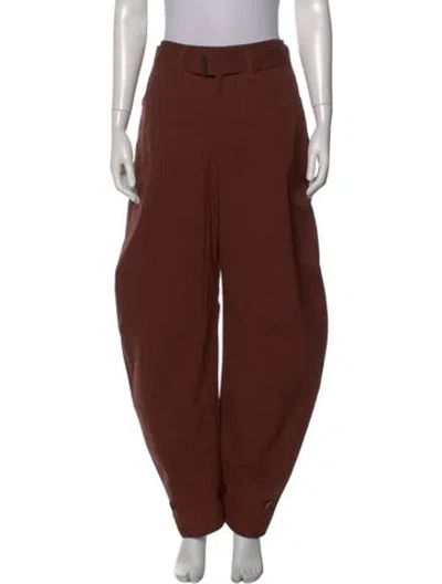 Pre-owned Lemaire Wide Leg Pants In Brown