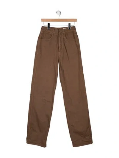 Pre-owned Lemaire Wide Leg Pants In Brown