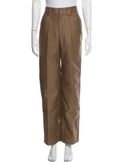 Pre-owned Lemaire Wide Leg Pants In Brown