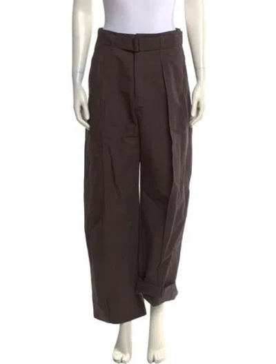 Pre-owned Lemaire Wide Leg Pants In Gray